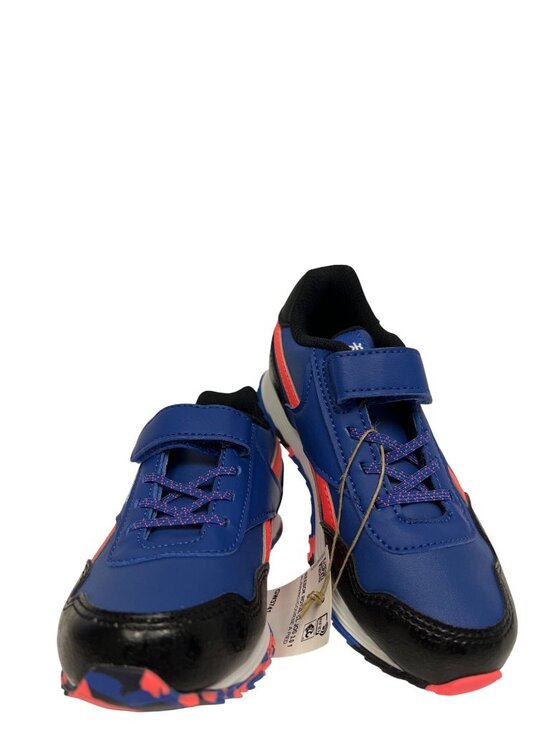 Reebok Kids Royal Classic Jogger 3.0 Sneakers Vector Blue Orange Size 10 NEW - Picture 2 of 9